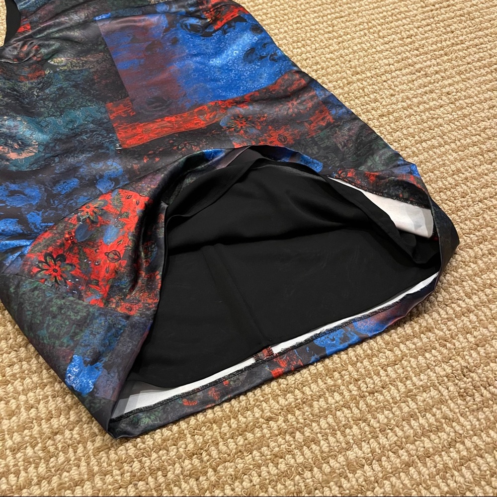 Alice + Olivia Clyde A-Line Shift Patchwork Dress… - image 4